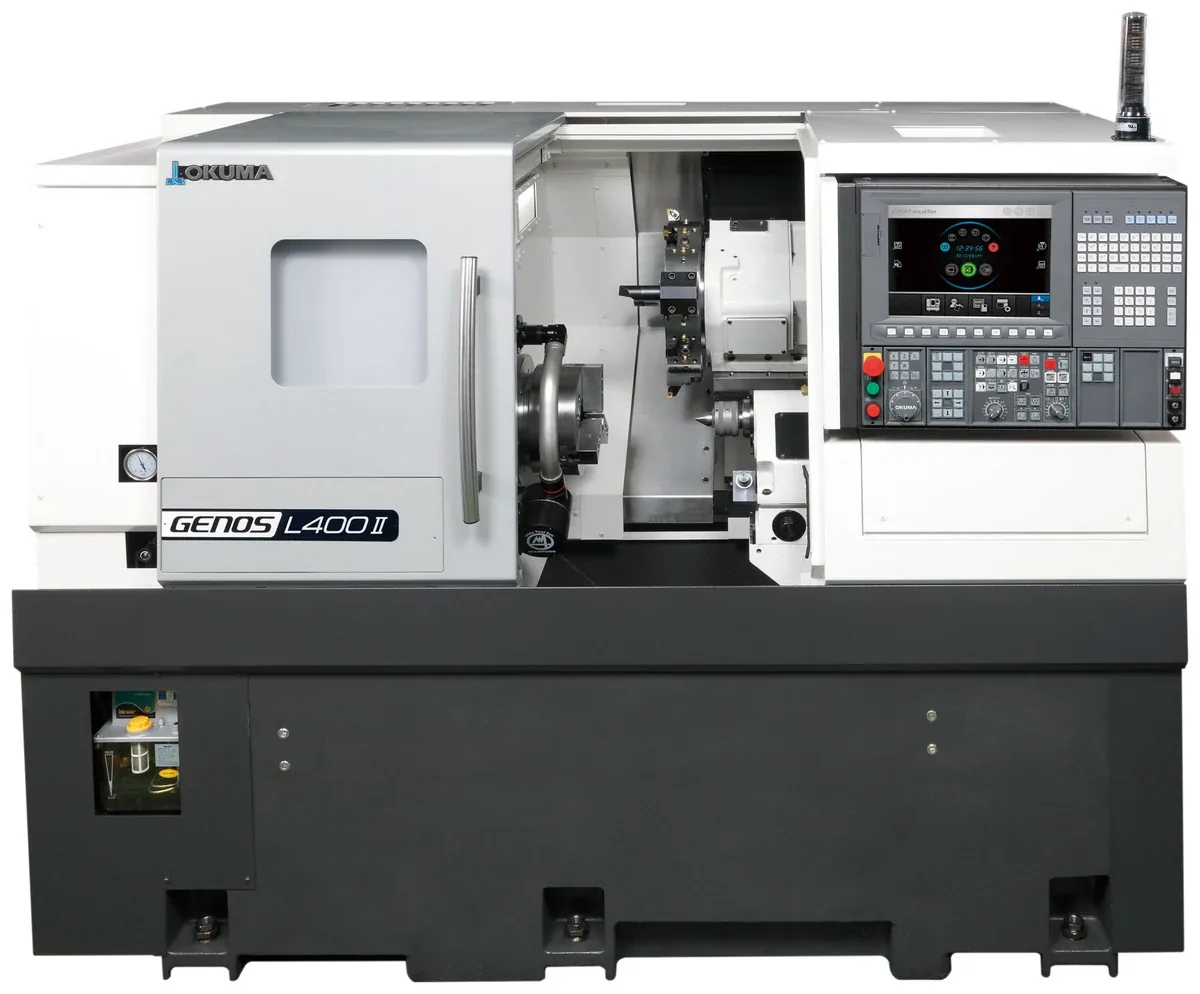 Torno CNC Okuma GENOS L250-II e en Maquinados Alvisa, Puebla